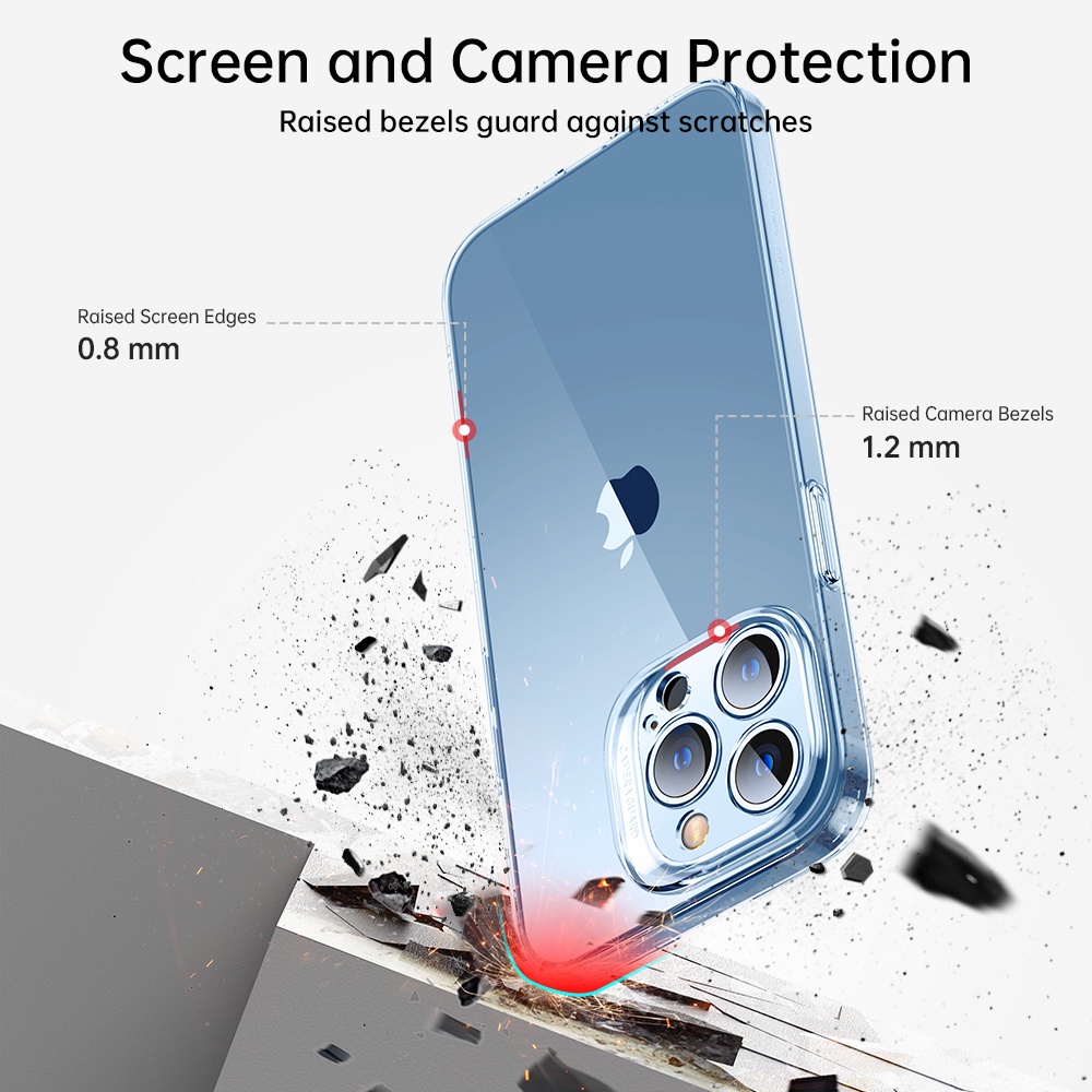 Ốp điện thoại ESR trong suốt bảo vệ toàn diện máy ảnh thời trang cho iPhone 13/13 Pro Max | BigBuy360 - bigbuy360.vn