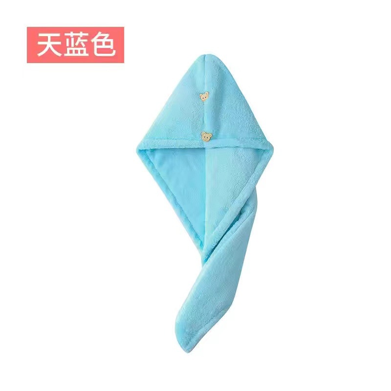 Khăn ủ tóc, khăn quấn tóc sợi microfiber siêu thấm, lông mềm, siêu nhanh khô E630
