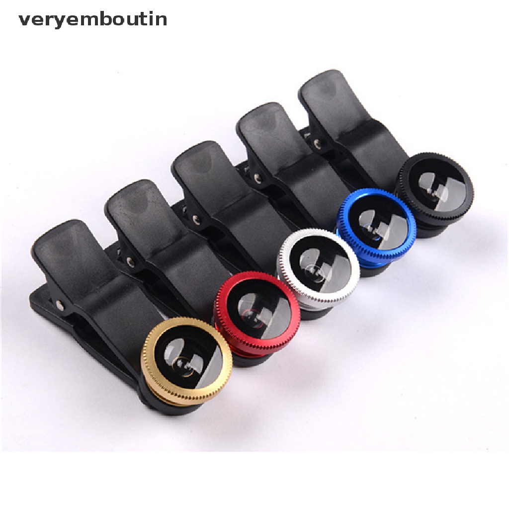 Bộ Lens Mắt Cá Góc Rộng Kèm Kẹp Giữ Điện Thoại Tiện Dụng