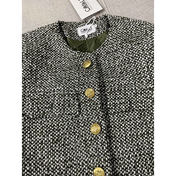 (SẴN) Áo dạ cổ tròn màu xanh rêu | BigBuy360 - bigbuy360.vn