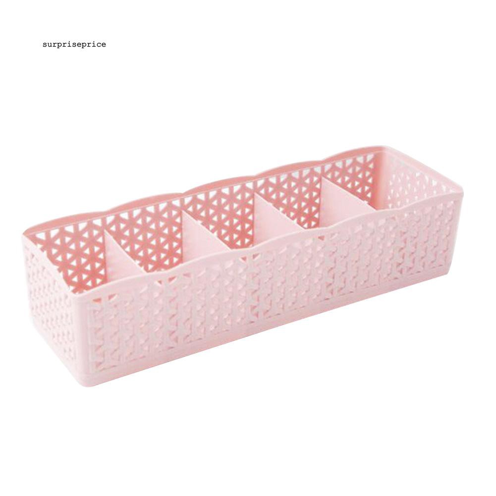 Khay nhựa nhiều ngăn đựng vớ / đồ lót đa năng tiện lợi