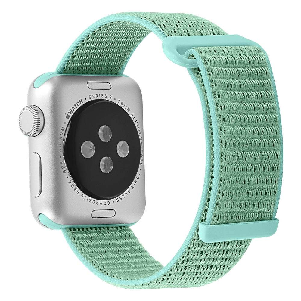 Dây đồng hồ Apple watch 42mm 4 3 2 1 38mm 44mm 40mm chất liệu nylon màu trơn