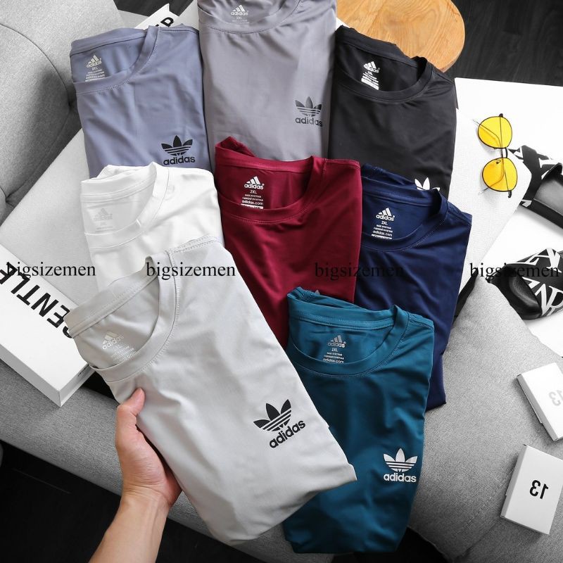 Áo thun lạnh thể thao nam big size ngắn tay không cổ