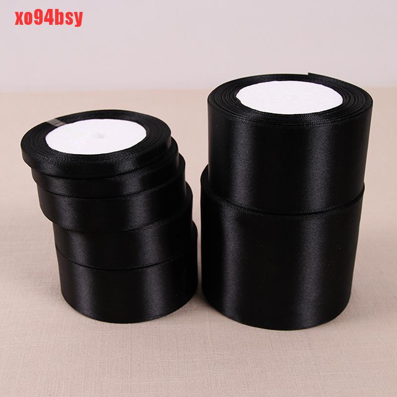 Cuộn Dây Ruy Băng 25 Yards Màu Đen Trang Trí Tiệc Cưới