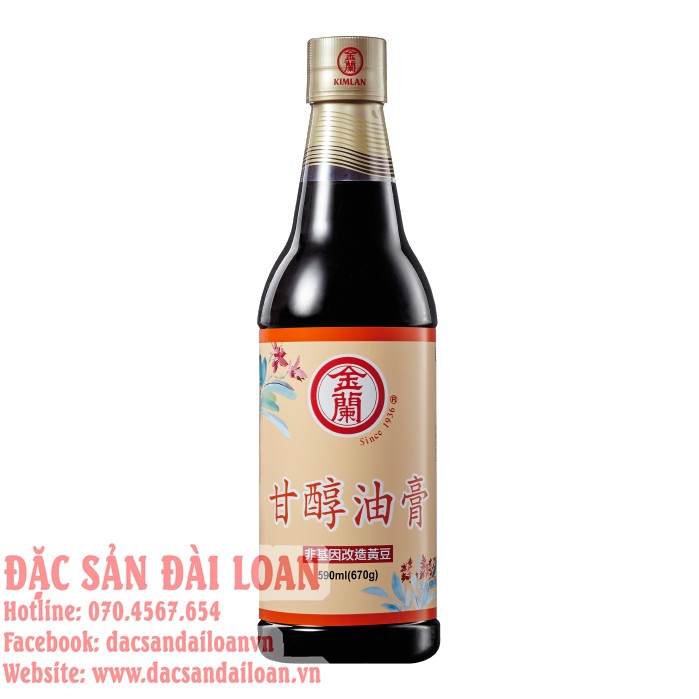 NƯỚC TƯƠNG NGỌT KIM LAN  ĐÀI LOAN 590ML