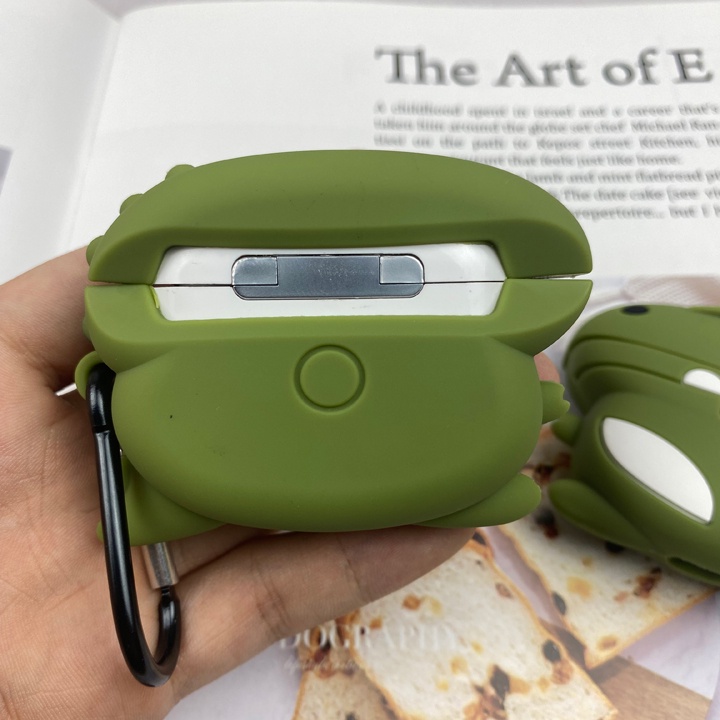 Vỏ ốp bảo vệ tai nghe airpods 1/2/3/Pro - Case Airpods 1/2/3/Pro kiểu dáng khủng long tia chớp ngộ nghĩnh - Mã TZAP386