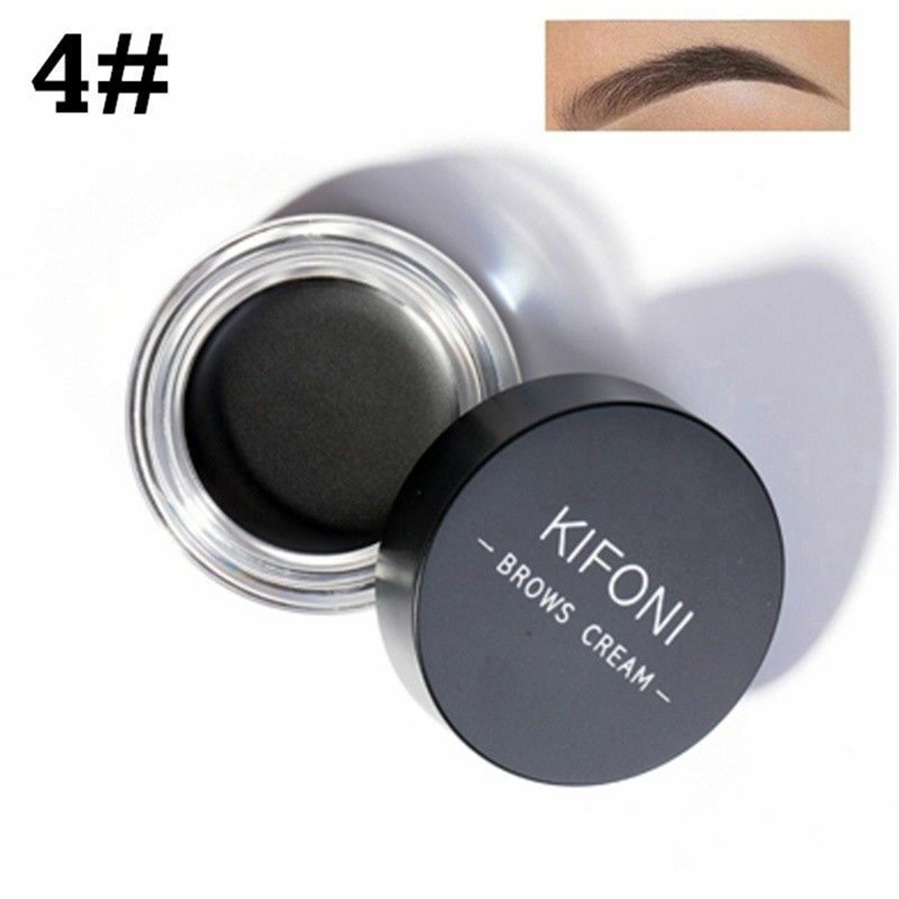 [Hàng mới về] Kem vẽ lông mày Kifoni với 5 màu tùy chọn kèm cọ trang điểm