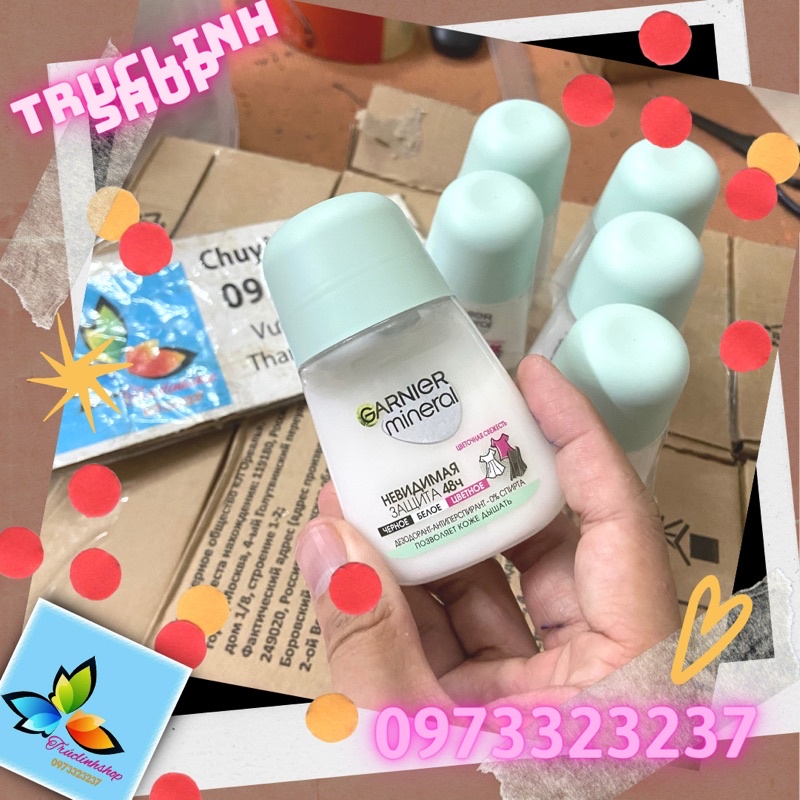 Lăn nách Garnier ULtra Dry 50ml ngăn mồ hôi 48h khử mùi