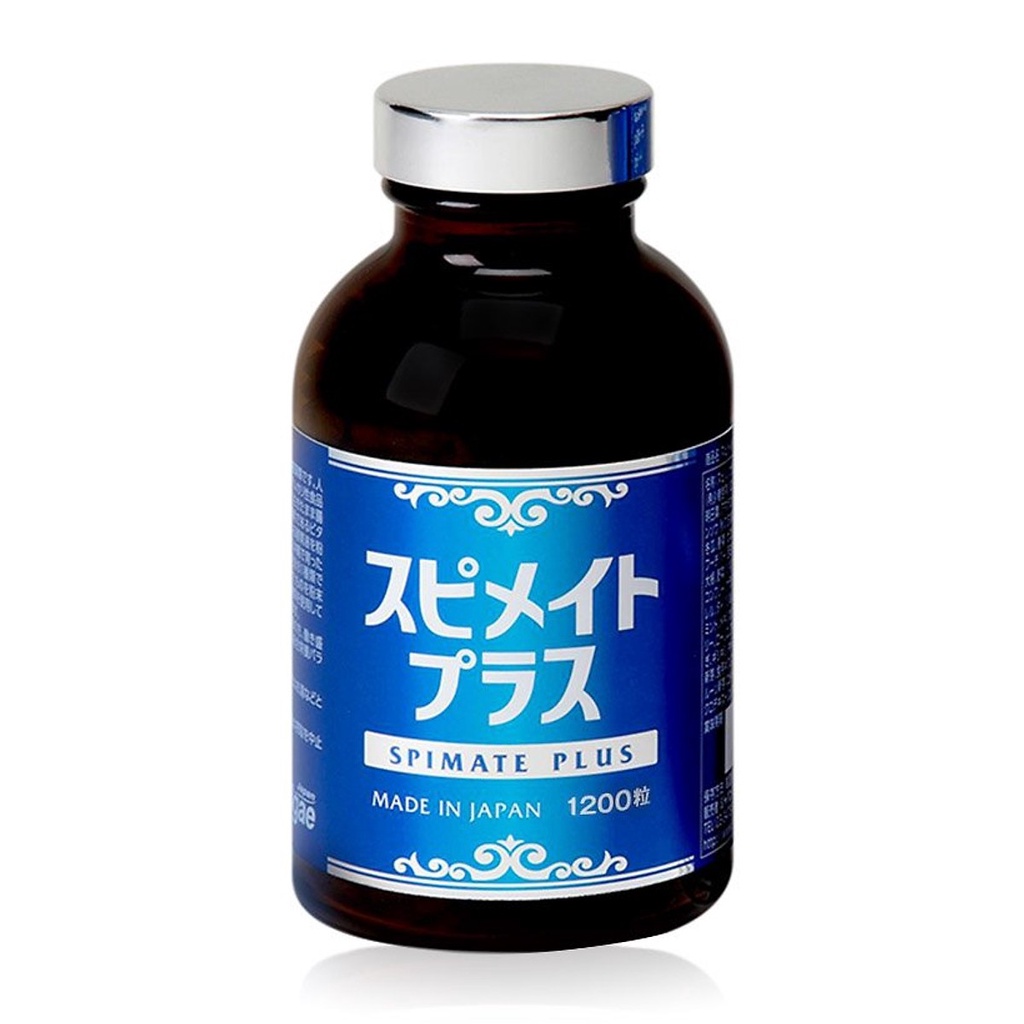Viên Tảo Spirulina Spimate Plus JAPAN ALGAE Hỗ Trợ Tiêu Hóa Hộp 600 Viên