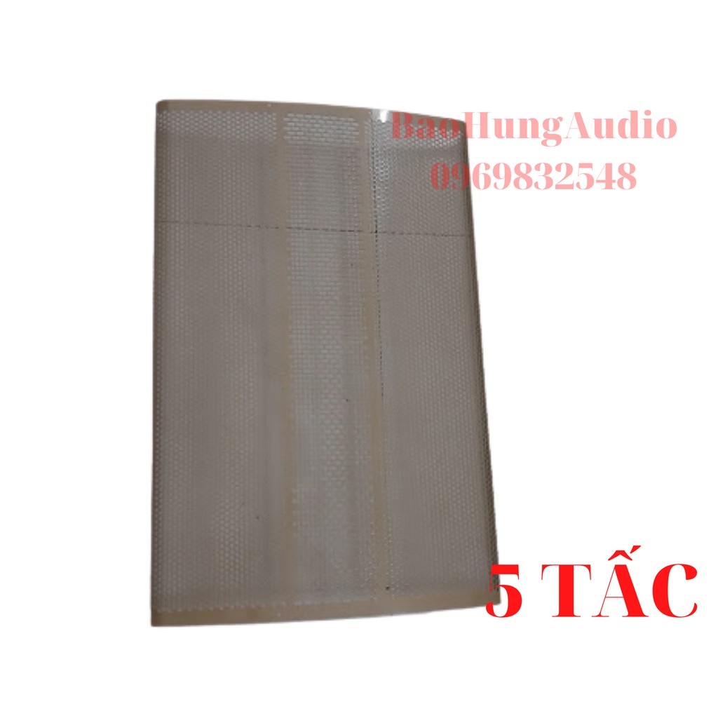 Lưới sắt sơn tĩnh điện cao 77cm x ngang 51cm x bo góc 4cm lắp loa kéo đơn 4/5 tấc loa full.