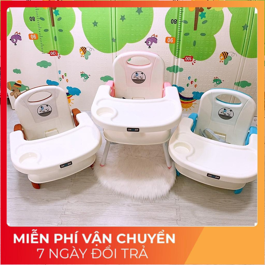 GHẾ ĂN DẶM KÈM CHÂN SẮT 518 GẤP GỌN