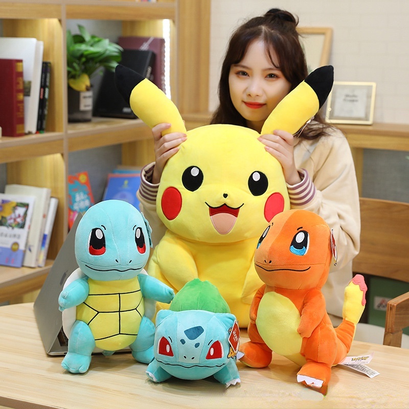 Thú nhồi bông nhân vật hoạt hình Pokemon tùy chọn kiểu dáng dễ thương