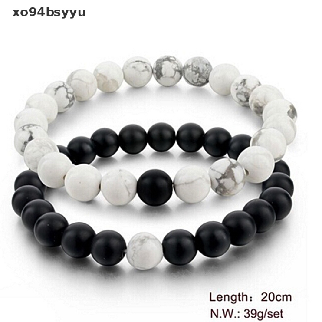 2 Vòng Tay Chuỗi Hạt Xo94Bsyu Thời Trang Cho Cặp Đôi