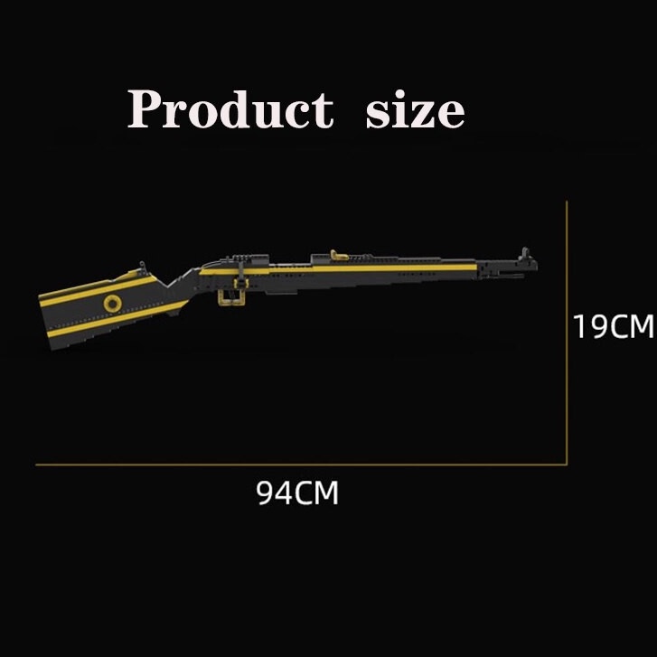 Đồ Chơi Lắp Ráp Mô Hình Súng Kevin183 Kar 98 Moc CSGO Thỏa Sức Sáng Tạo Với 800+ Mảnh Ghép