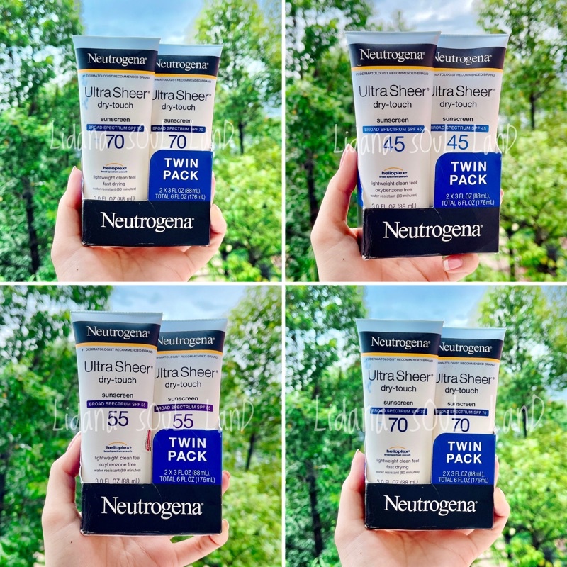 Kem chống nắng vật lý Neutrogena Ultra Sheer Dry Touch Suncreen SPF 55 - 100 Mỹ