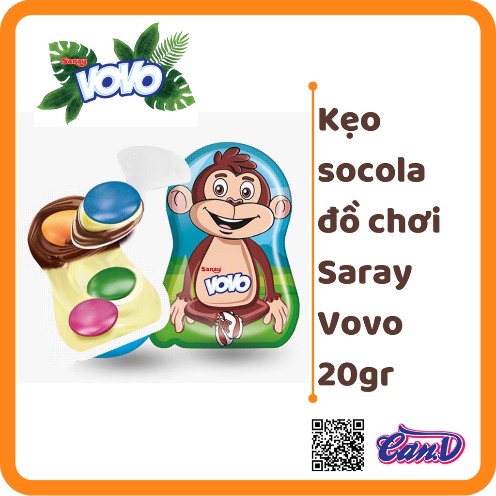 Kẹo socola đồ chơi Saray Vovo 20gr