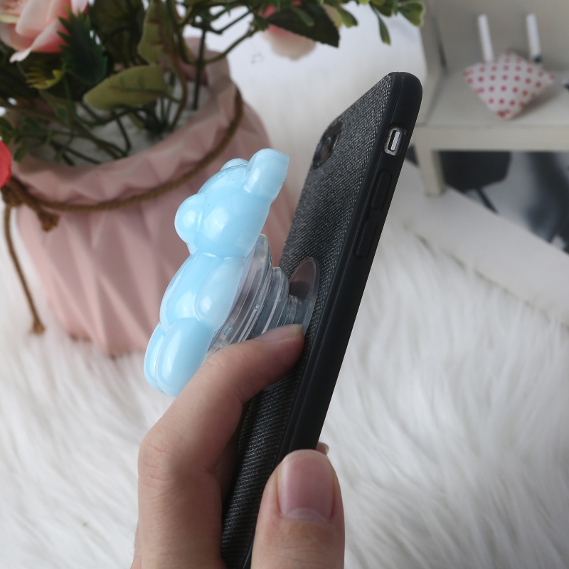 Nhẫn Giá Đỡ Điện Thoại Xoay 360 Độ Trong Suốt