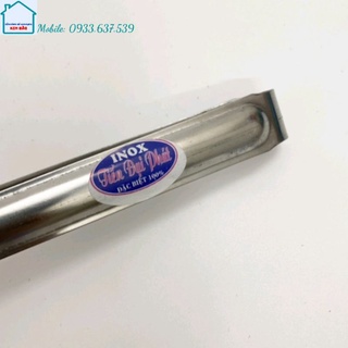 Kẹp inox gắp đá/kẹp gắp thịt
