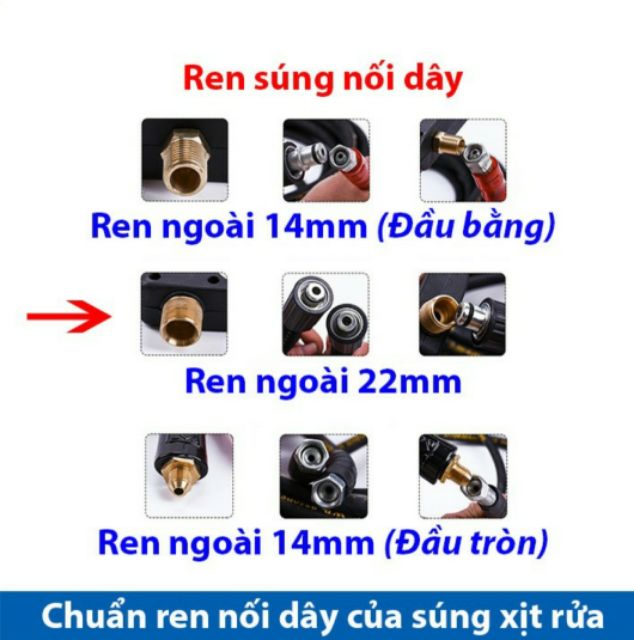 SÚNG RỬA XE ÁP LỰC + BÌNH TẠO BỌT TUYẾT