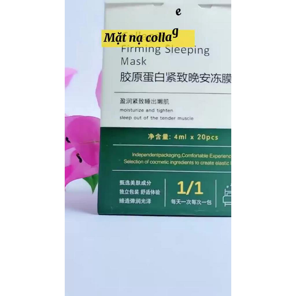 Mặt Nạ Ngủ Thạch Collagen YANJIAYI Hộp 20 Gói - Nâng Cơ Bổ Sung Collagen Cấp Nước Dưỡng Ẩm Căng Bóng, Thu nhỏ lỗ chân | BigBuy360 - bigbuy360.vn