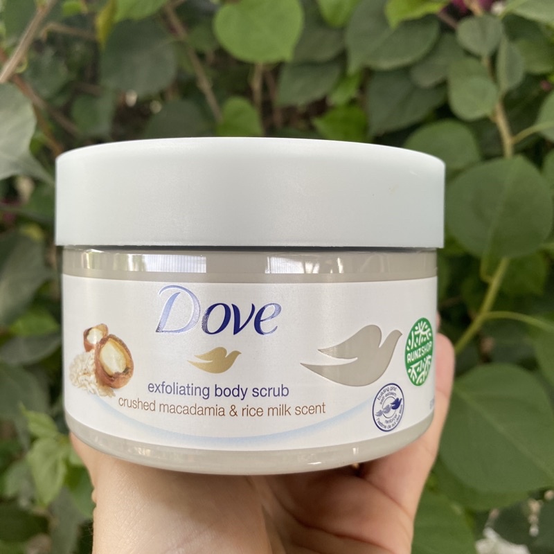 Kem tẩy tế bào chết Dove bản Đức và bản Mỹ