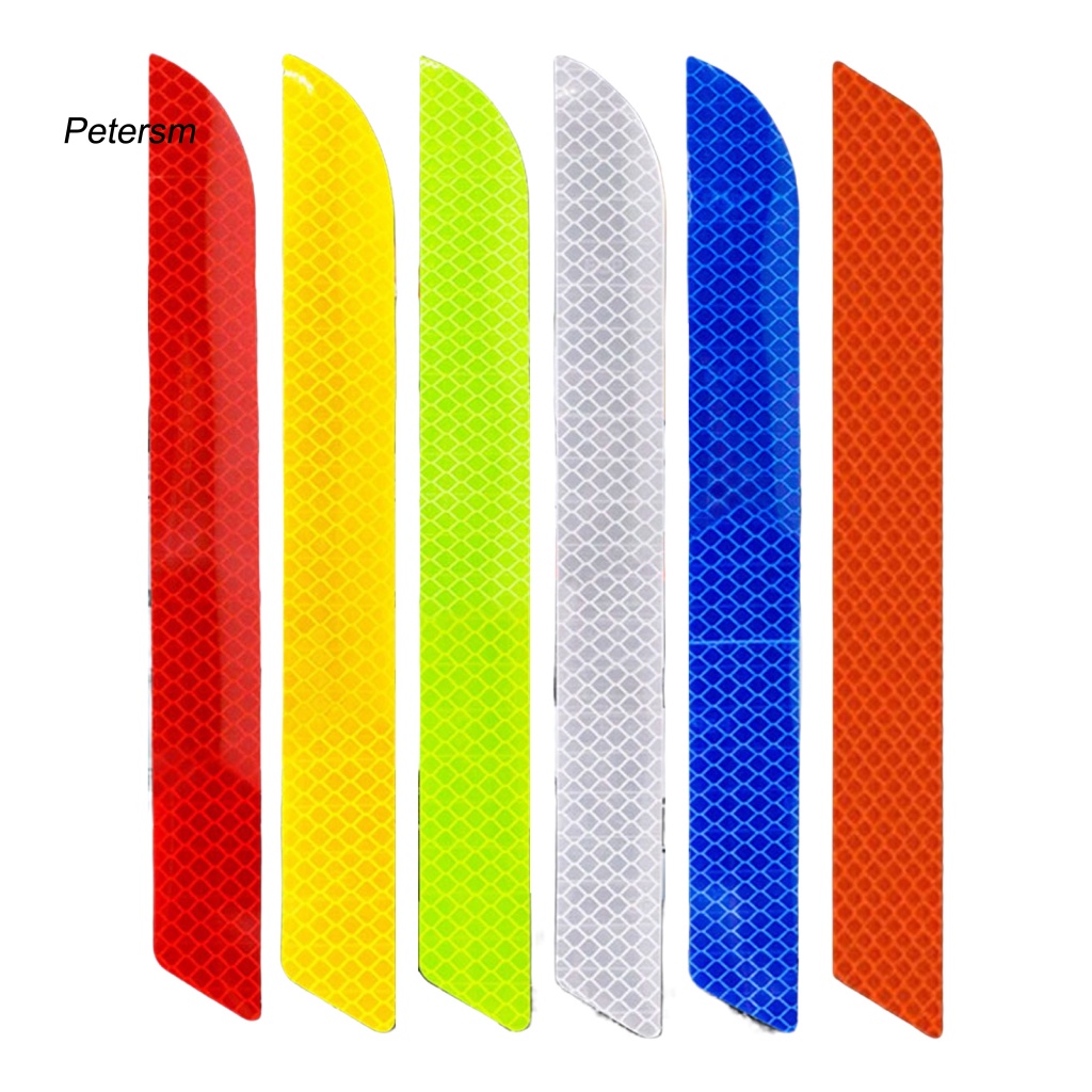 1 Cặp Băng Keo Dán Phản Quang Cảnh Báo Chống Mòn Cho Cửa Xe Hơi