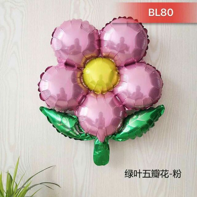 Bóng hình bông hoa có lá nhiều màu