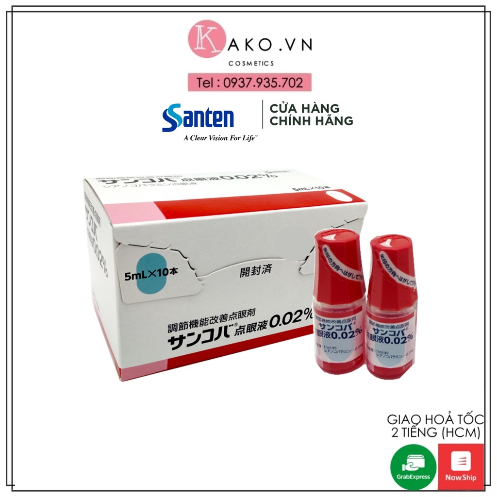 Nhỏ mắt phục hồi thị lực Sancoba Nhật Bản 5ml