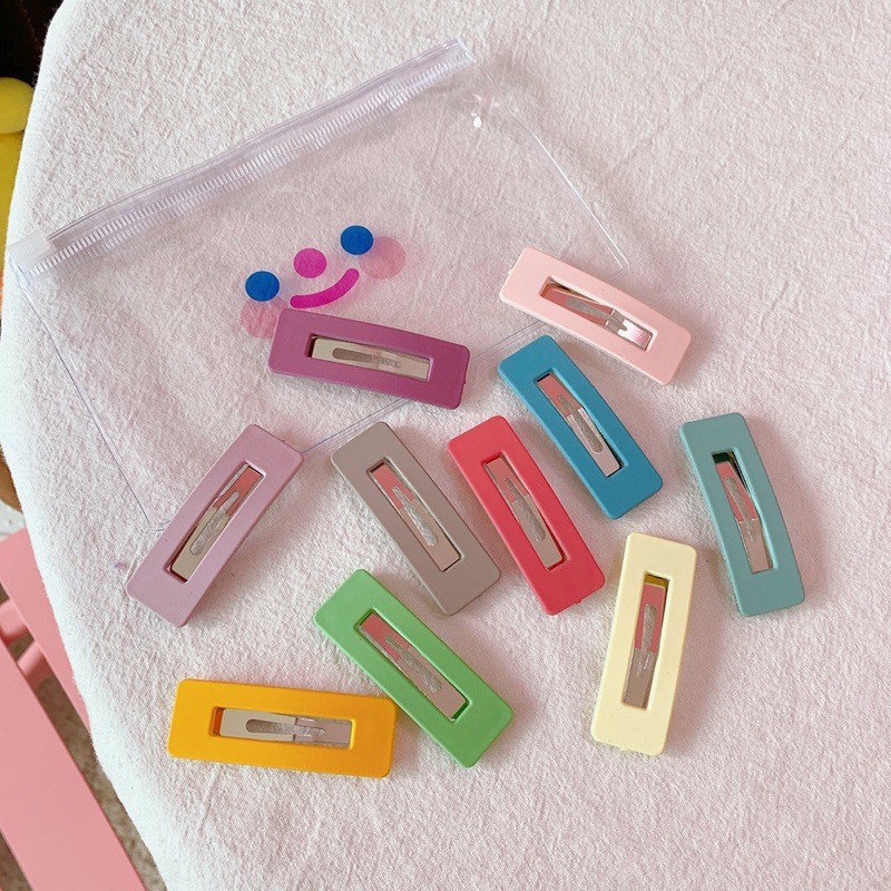 Set 10 kẹp tóc nhiều màu dễ thương