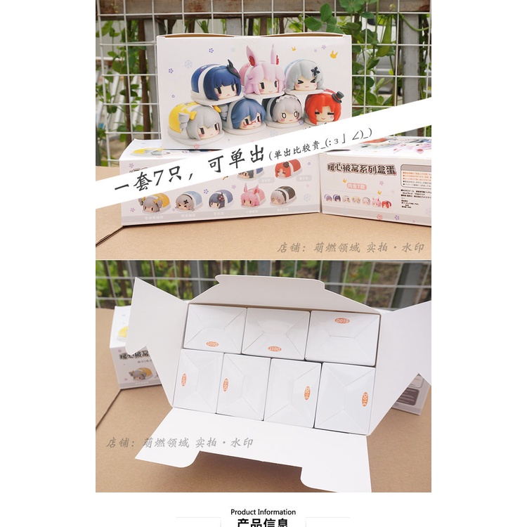 Set 7 Mô Hình Nhân Vật Hoạt Hình Honkai Impact 3 Trang Trí