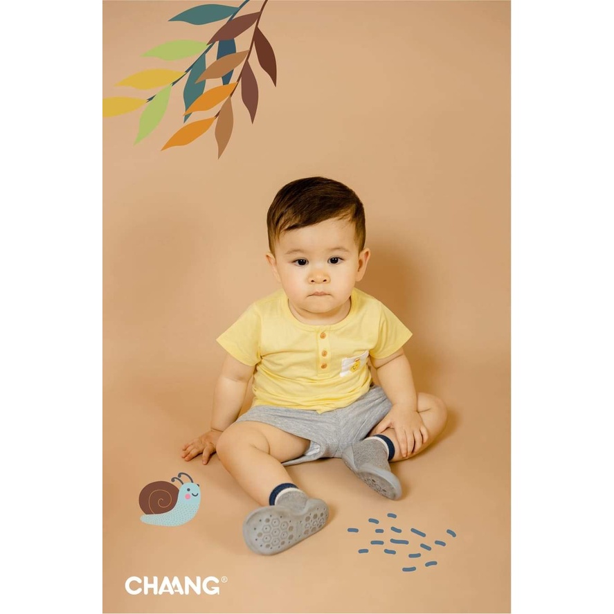 Chaang áo cotton bổ trụ summer vàng cho bé trai