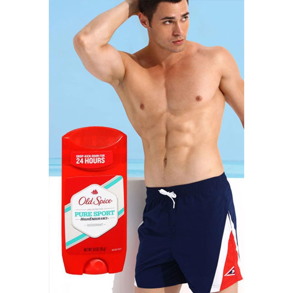 LĂN SÁP KHỬ MÙI NAM không bết OLD SPICE - Pure Sport/Fresh Hight Endurance Deodorant 85g