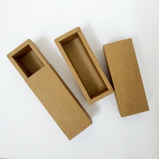 50 hộp giấy kraf dạng rút (size lọt lòng 10x3x3cm)