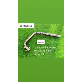 Cổ pô Titan Satria (Raider) size 27mm 32mm.(chế cho cổ zin )