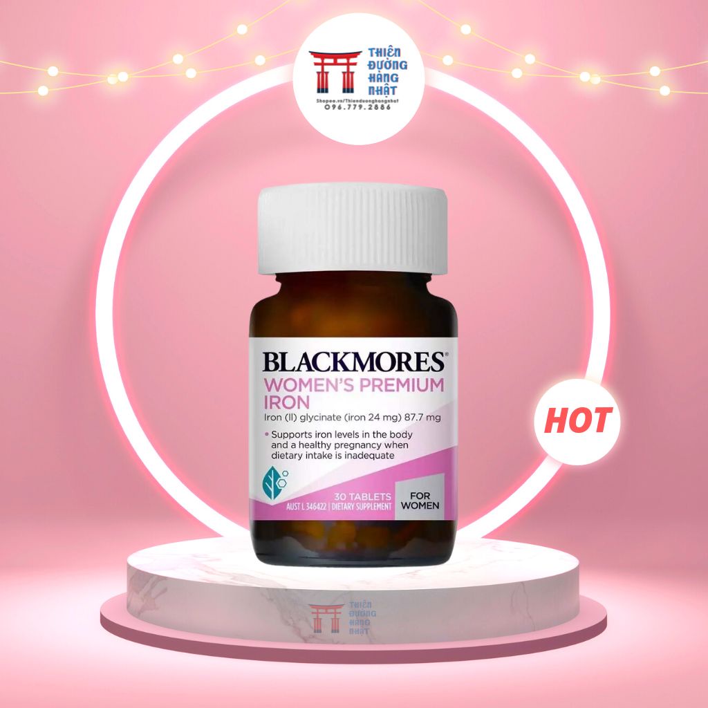 Viên bổ sung Sắt Cho Bà Bầu Blackmores Pregnancy Iron
