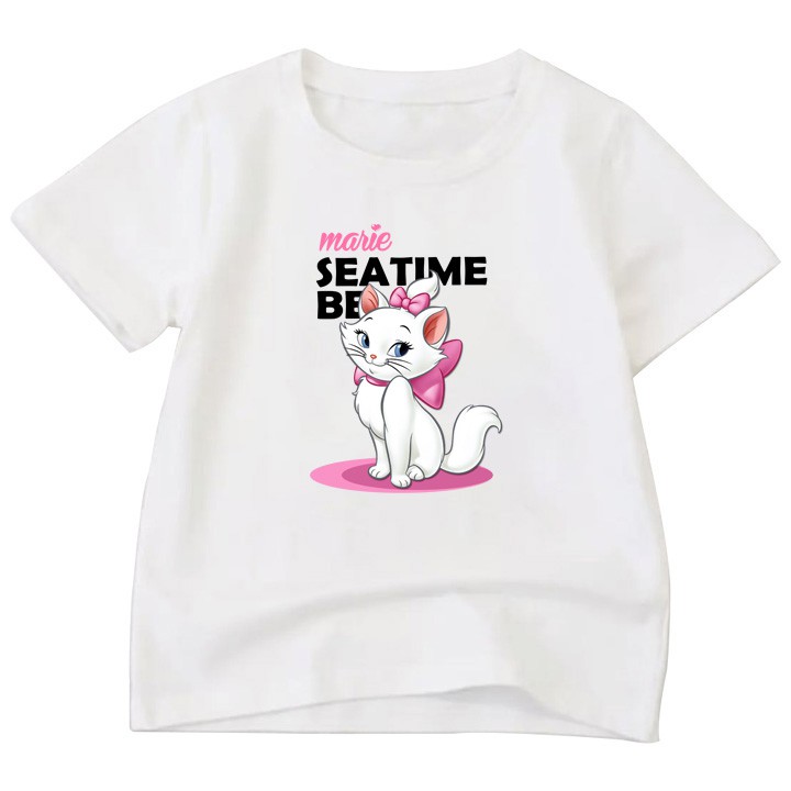 Áo thun bé gái in hình dễ thương ATBG82