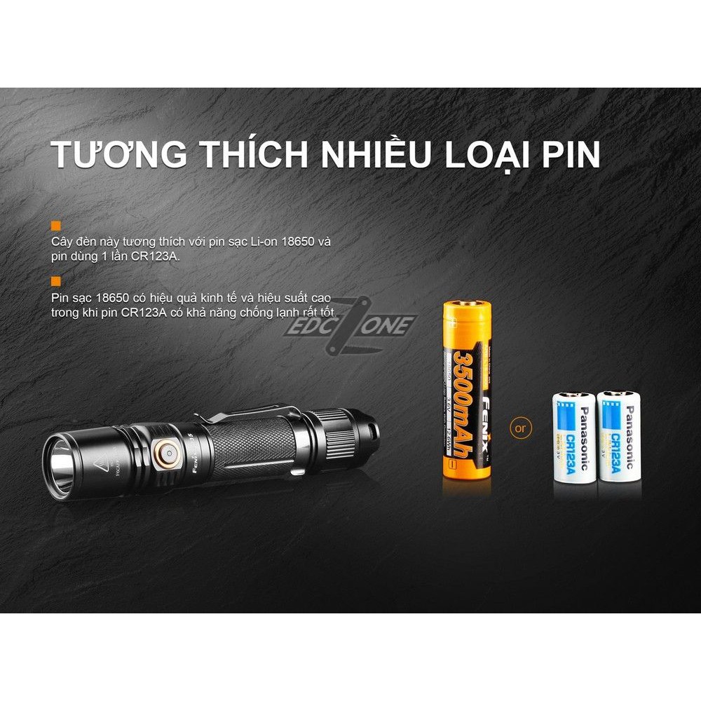 CHÍNH HÃNG FENIX - Đèn pin PD35 V2.0 - 1000 lumens