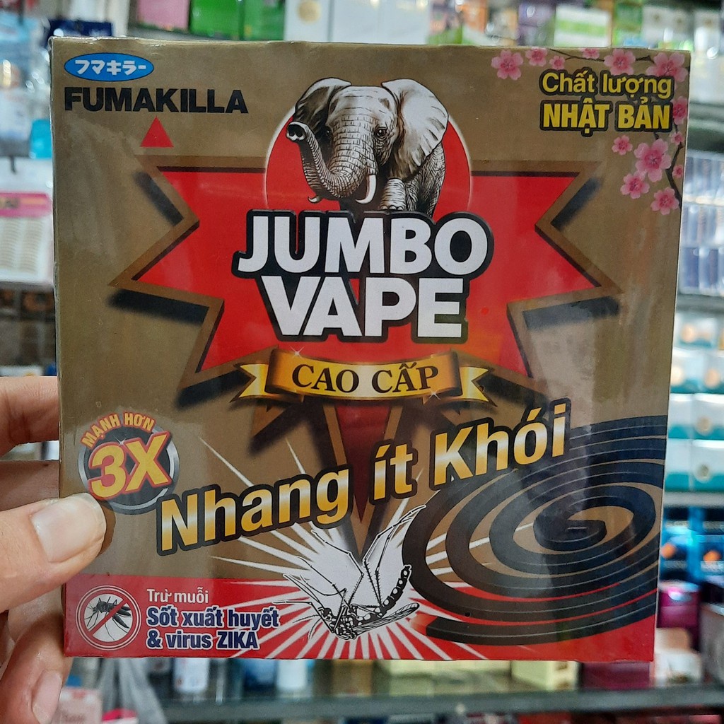 Nhang muỗi Jumbo ít khói hương rừng/ lavender/ hoa lài 10 khoanh
