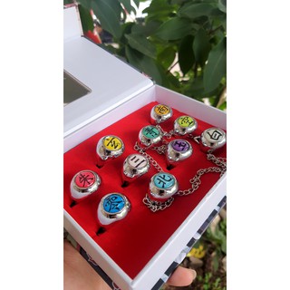 Set 10 nhẫn  Akatsuki - NARUTO - Baystore