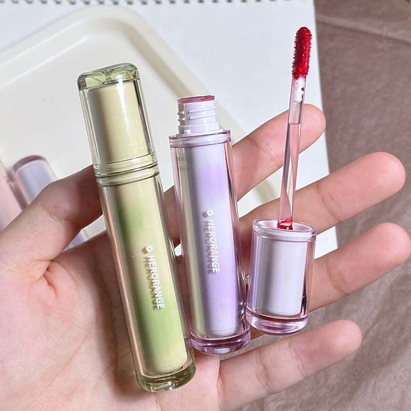 Son bóng CAPPUVINI HERORANGE thạch trà căng mọng nhẹ môi Iced Tea Mirror Surface Lip Glaze CAPU25 HERO33