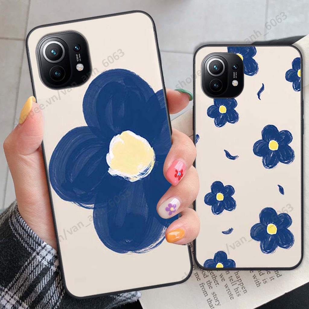 Ốp lưng Xiaomi Mi 11 / Mi 11T / Mi 11 Lite in hình hoa, gấu rich bear nghệ thuật, thời trang