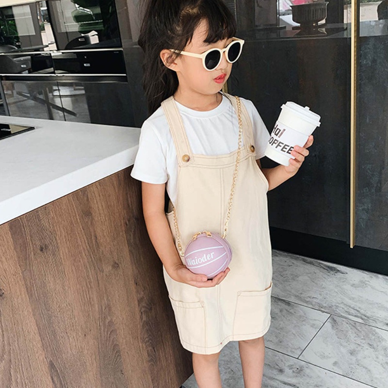 Túi Đeo Chéo Hình Quả Bóng Rổ Mini Dễ Thương Cho Bé