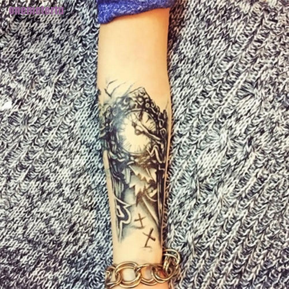 Hình xăm dán tạm thời họa tiết cánh tay 3D độc đáo