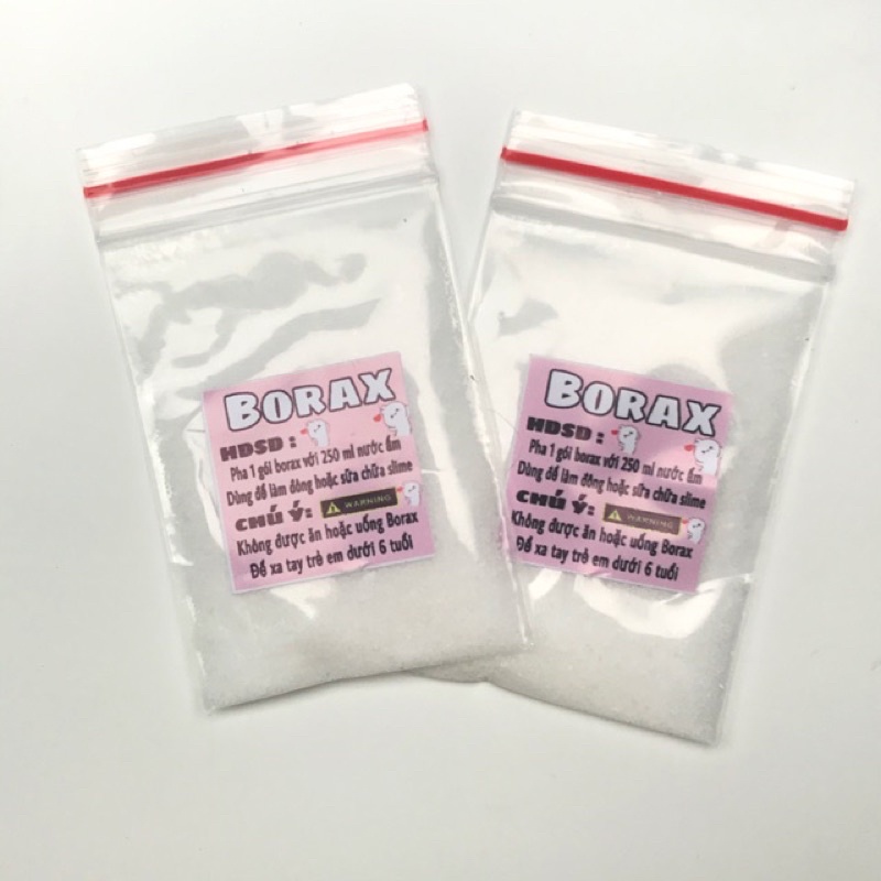 Borax Mỹ làm slime ( nguyên liệu Slime)
