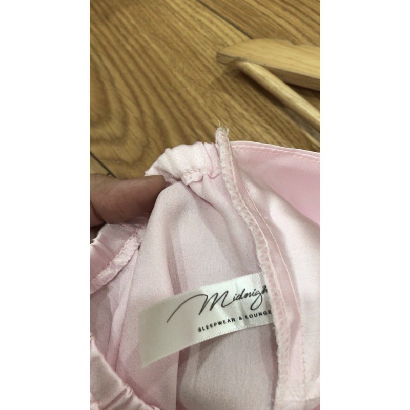 Set đồ ngủ Midnight Sleepwear “áo yếm - quần ngắn ren”