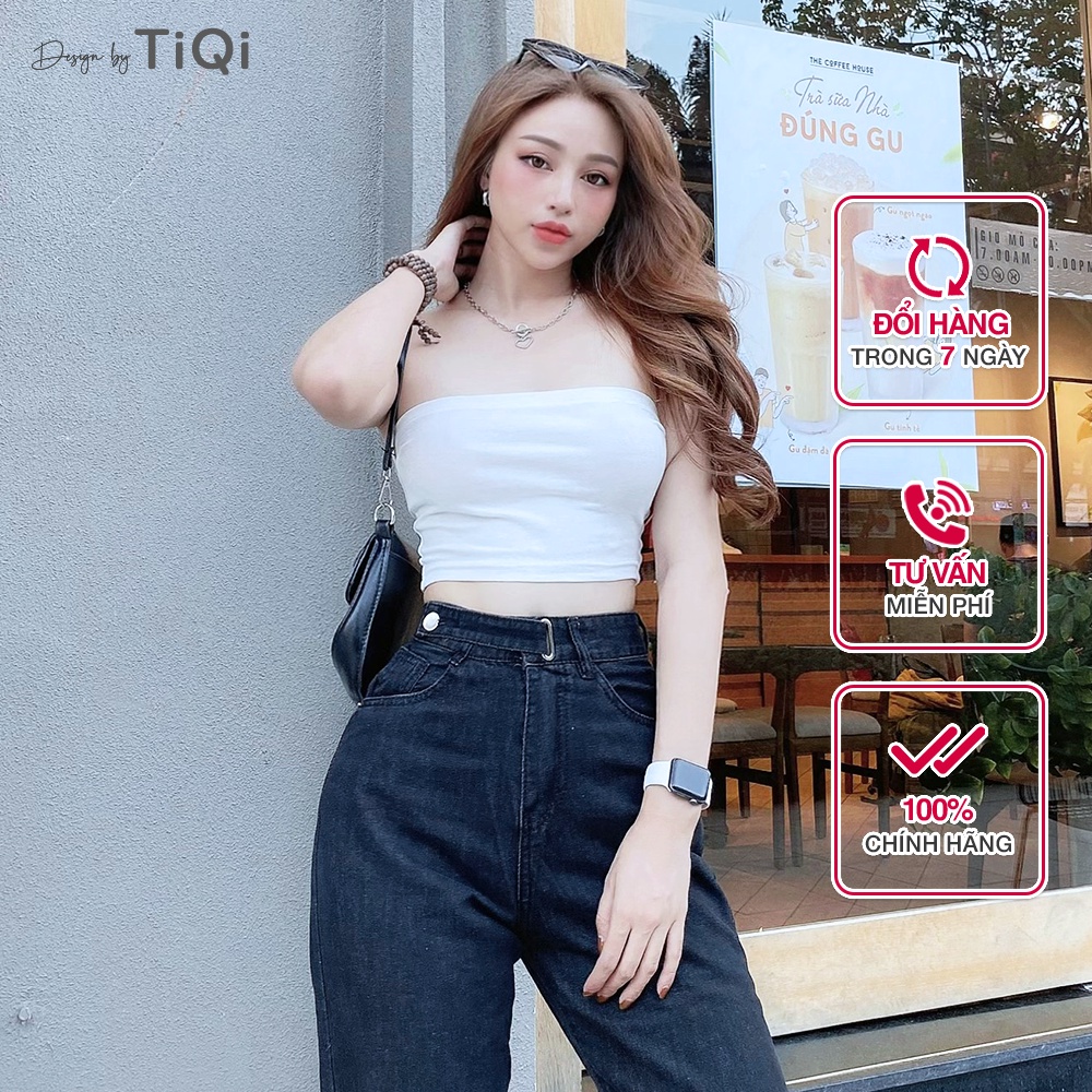 Áo ống nữ vải thun cotton nhiều màu TiQi Jeans A153