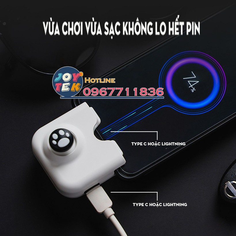 Tay cầm chơi game, joystick game mobile YAO chơi Liên quân, tốc chiến, pubg, ff cod | BigBuy360 - bigbuy360.vn