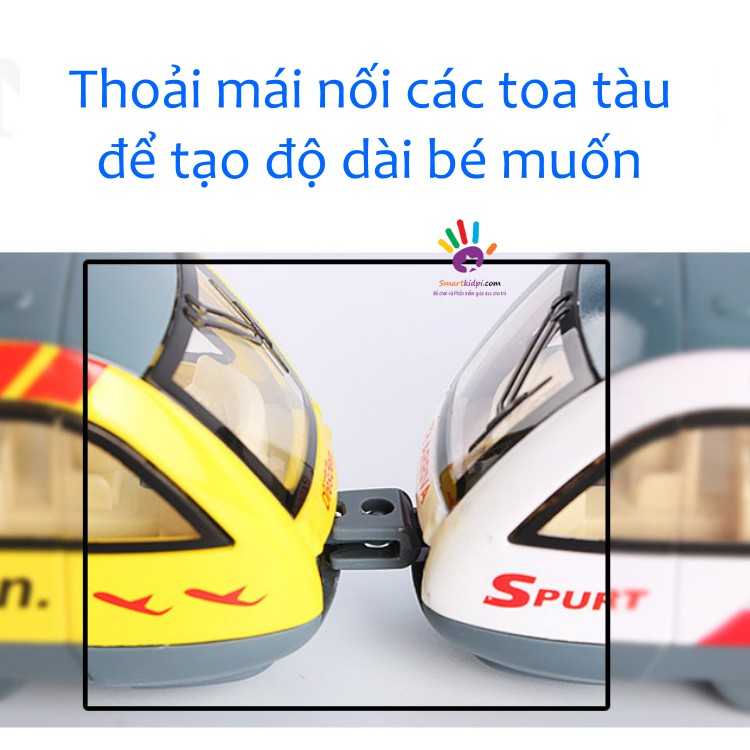 Đồ chơi Mô hình tàu điện ngầm kim loại có thể mở cửa