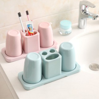 Bộ ly giá để bàn chải đánh răng tiện lợi