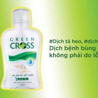 Nước Rửa Tay Green Cross Trà Xanh 250ml